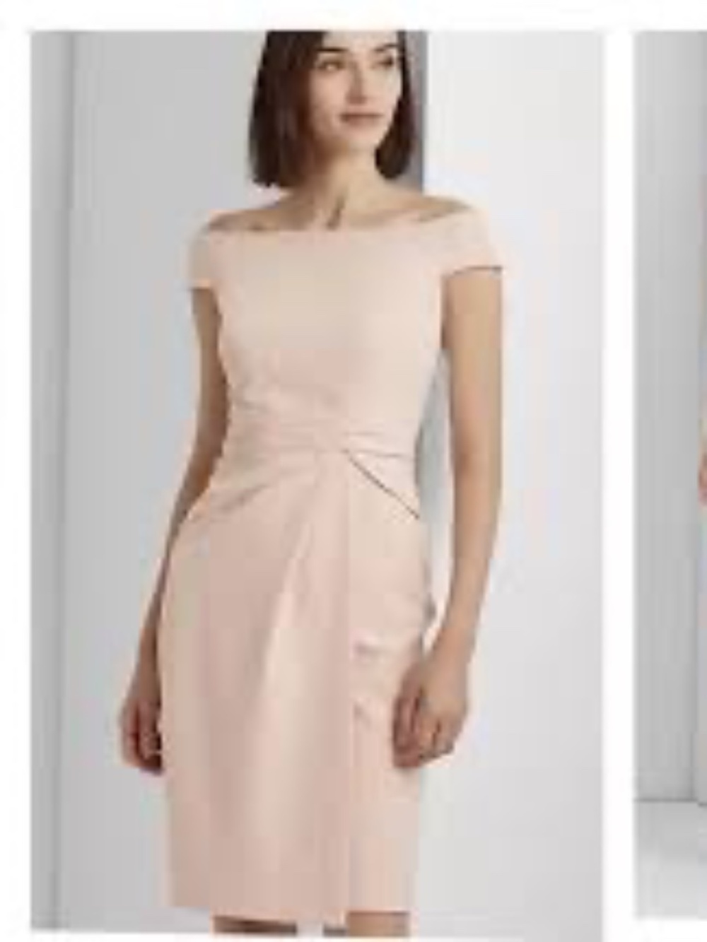 Ralph Lauren blush pink cocktail dress